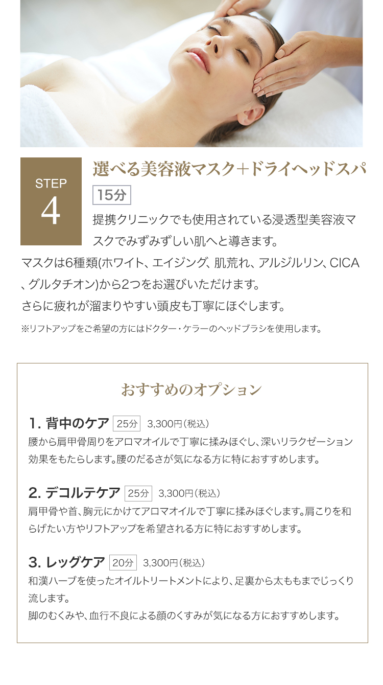 Step 4& おすすめのオプション